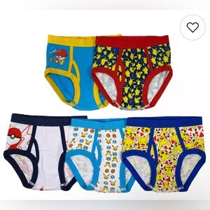 Handcraft Pokémon 5pk Boys Briefs
